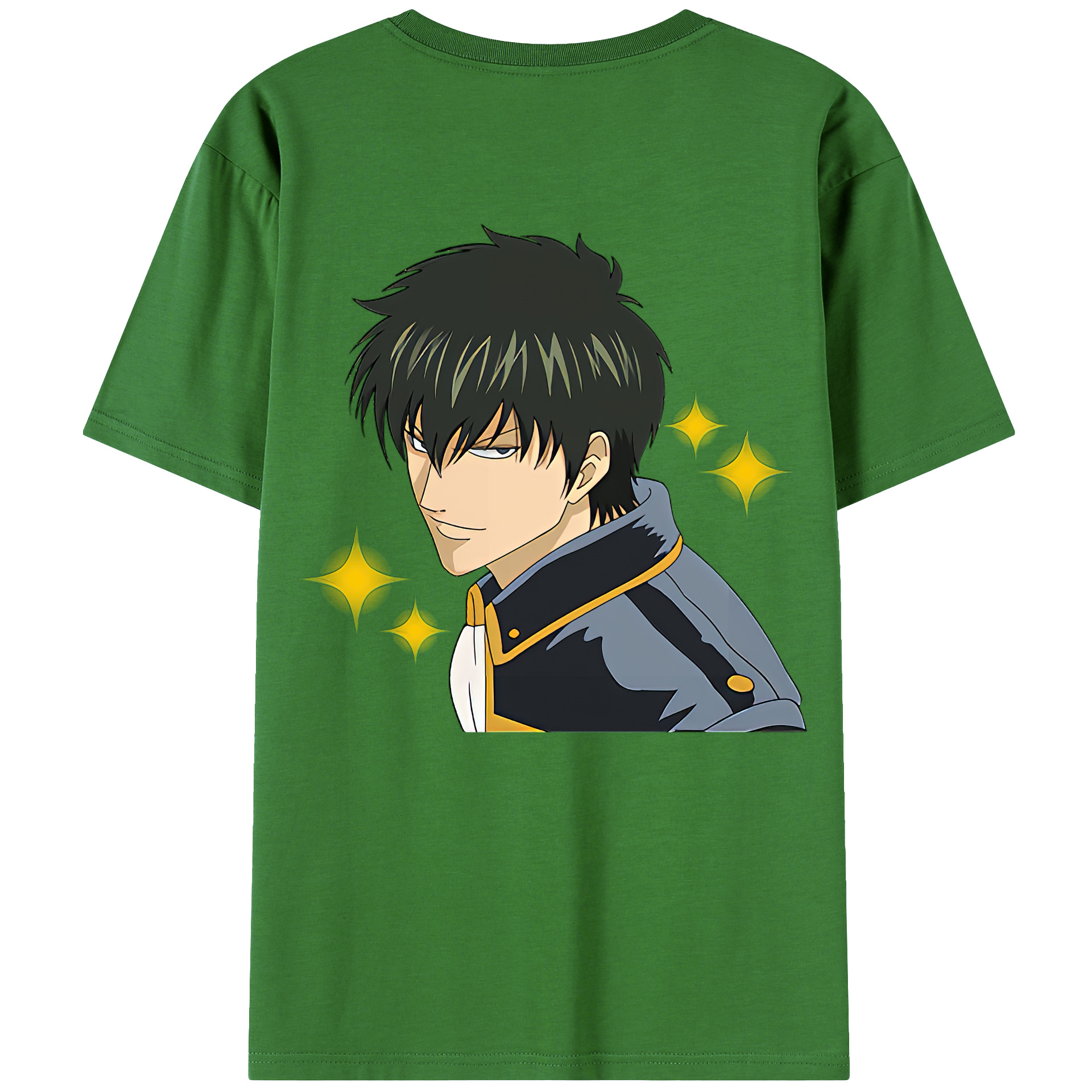 （画像用） ぎんたま 坂田銀時（さかたぎんとき） 神楽 志村新八（しむら しんぱち） GINTAMA Sakata Gintoki Kagura Shimura Shinpachi レディース半袖Tシャツ(バックプリント)